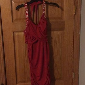 Red homecoming dress
